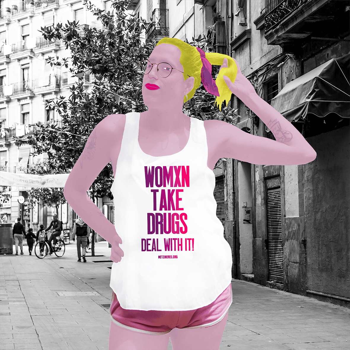 Samarreta tirants - Womxn Take Drugs - Imatge 2