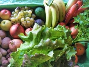 Cistella Individual Jo em Cuido amb fruita i verdura ECO - Imatge 2