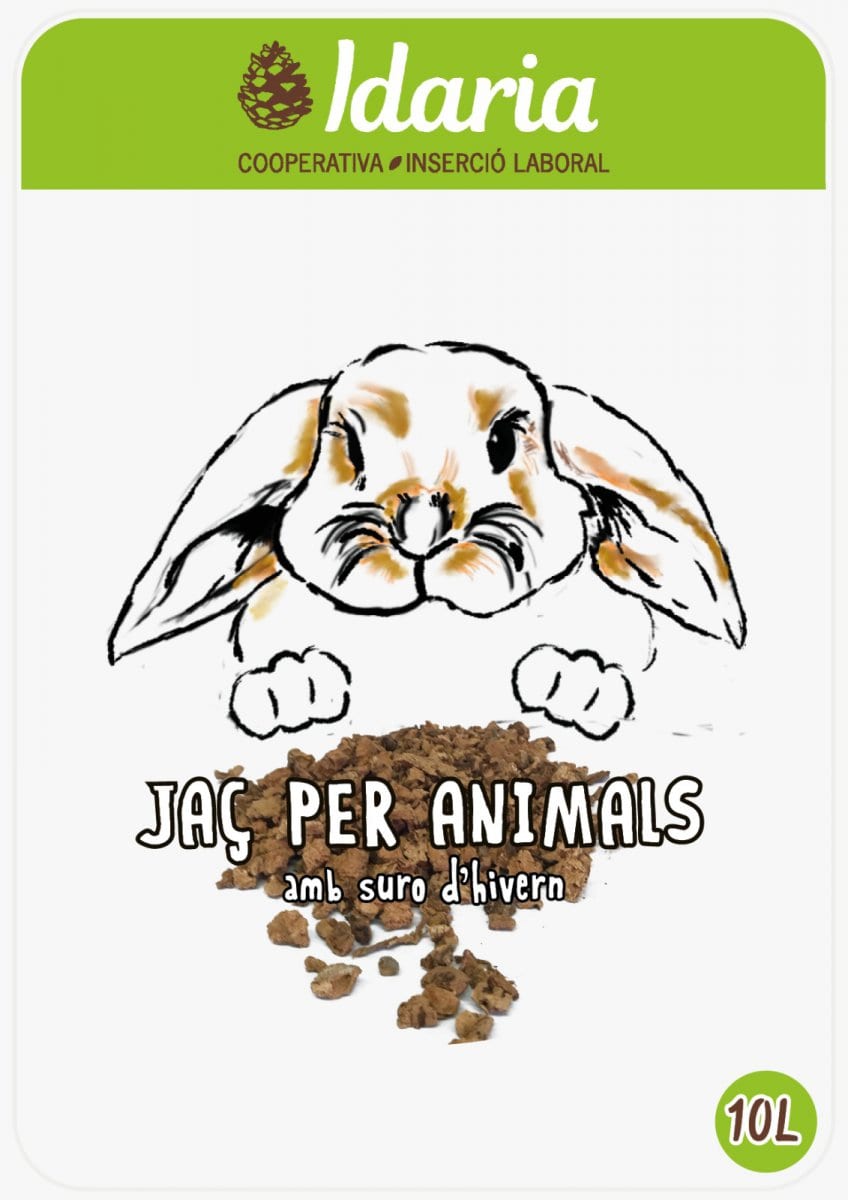 Jaç per a animals domèstics tipus ocells, gats, hamsters i d'altres. Sostenible, compostable, responsable amb i per a la gestió dels boscos 1 Jaç per animals domèstics