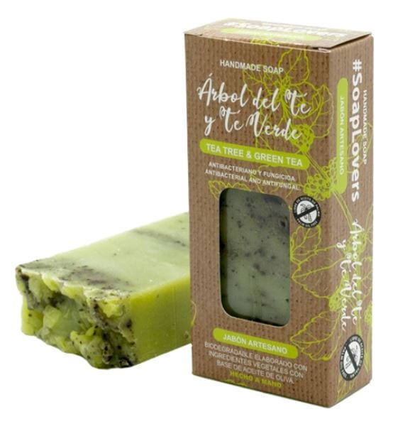 Pastilla de sabó arbre del te i te verd