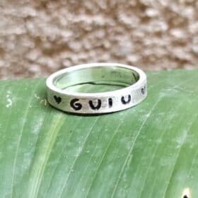 anell plata gravat nom