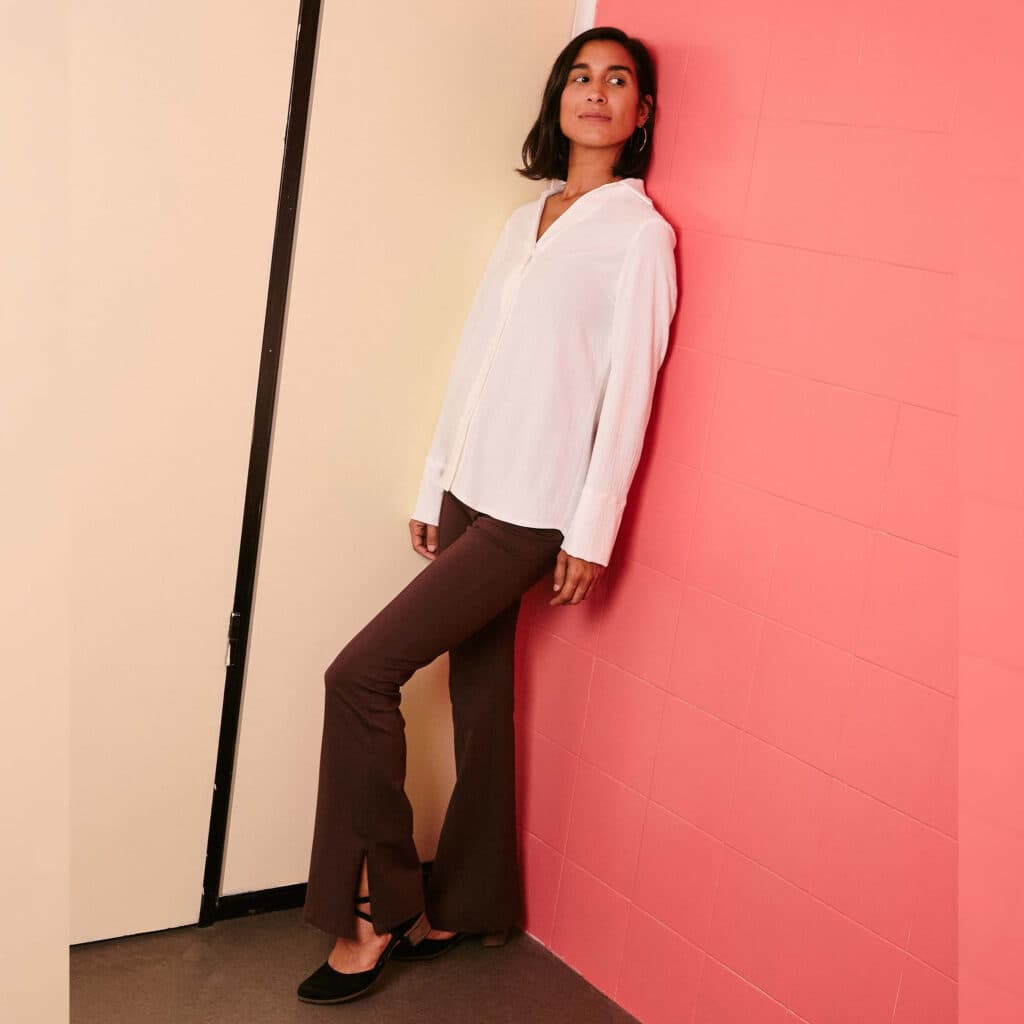 Pantaló legging negre/marró Lotus 2 Pantaló legging negre/marró Lotus - Imatge 2