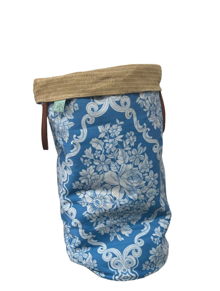 Contenedor de tela reutilizada reversible -UPCYCLED CARTAES 2 Contenedor de tela reutilizada reversible -UPCYCLED CARTAES - Imatge 2