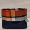 Contenedor de tela reutilizada reversible -UPCYCLED CARTAES