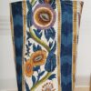 Contenidor de tela reutilitzada de estampat floral -UPCYCLED CARTAES