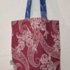 Bossa Tote Bag de tela reutilitzada “col·lecció tela de matalàs” -UPCYCLED CARTAES-