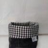 Contenedor de tela reutilizada reversible -UPCYCLED CARTAES