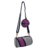 Mini Bossa amb Moneder Gris-Violeta