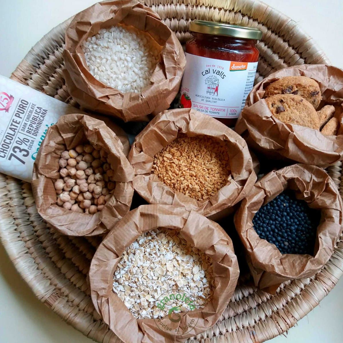 1. Cistella de productes alimentació (Petita)