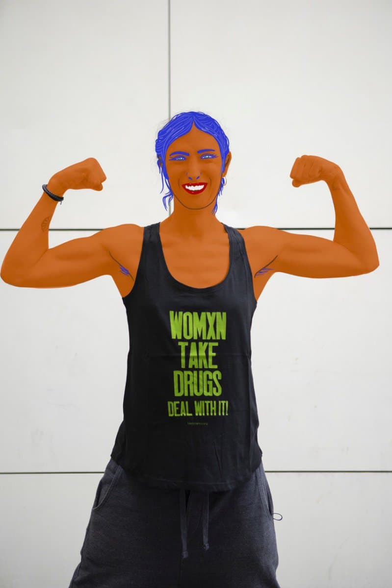 Samarreta tirants llarga WOMXN TAKE DRUGS. DEAL WITH IT 1 Samarreta tirants llarga WOMXN TAKE DRUGS. DEAL WITH IT