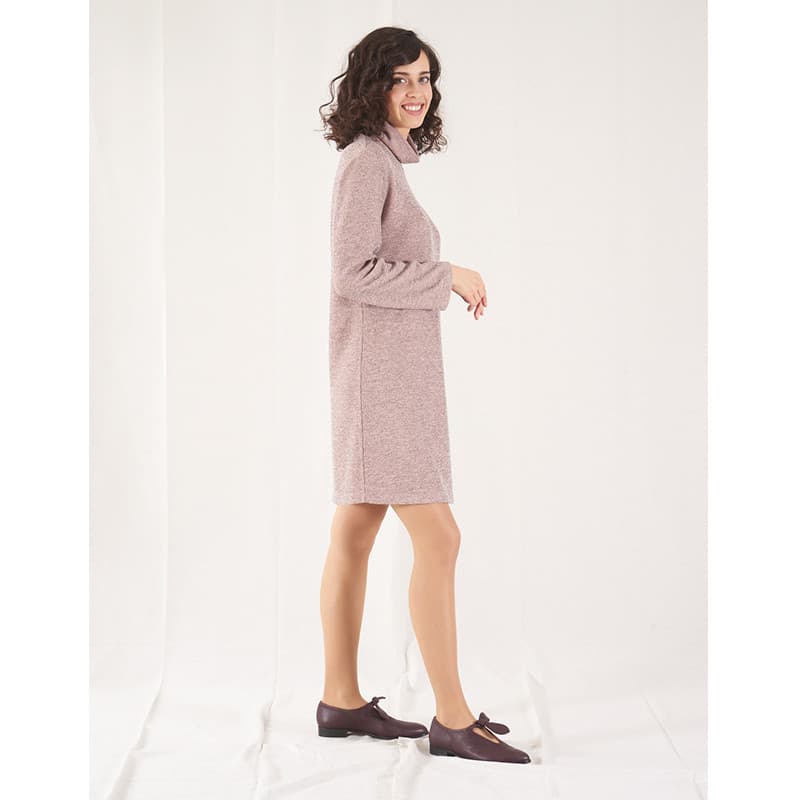 Vestit Dorcas gris/ocre/teula/rosa 11 Vestit Dorcas gris/ocre/teula/rosa - Imatge 11